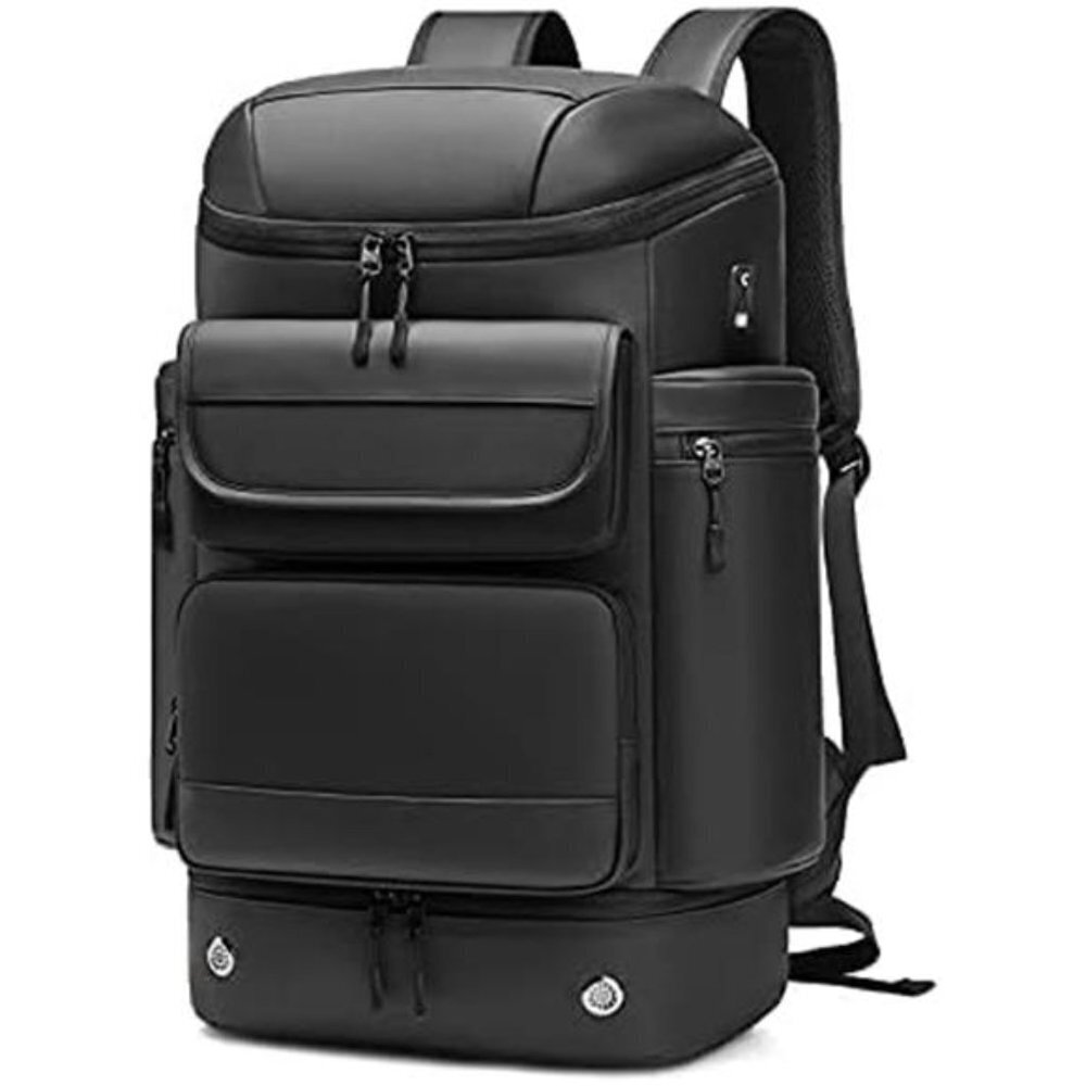 Waterproof 50L Travel Backpack Laptop Shoe Bag Men